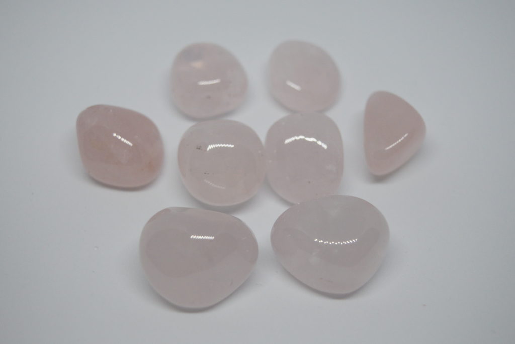 Tumble Stones, Quartz Rose, A Grade, 15 to 25mm, 1kg bag